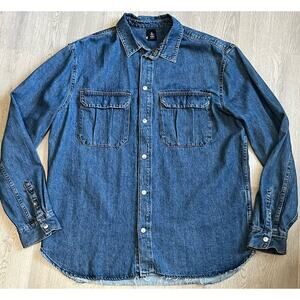 & Denim Large Denim Shirt